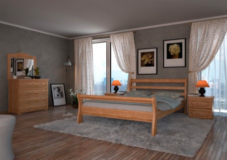 Кровать Дримлайн Милан бук-серый 80х200